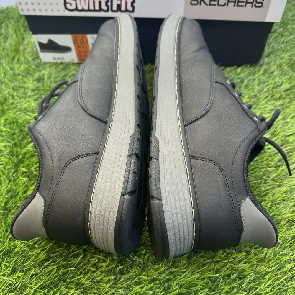 Skechers Hands Free Swift Fit Men’s 10.5 Black Waterproof Casual Sneakers